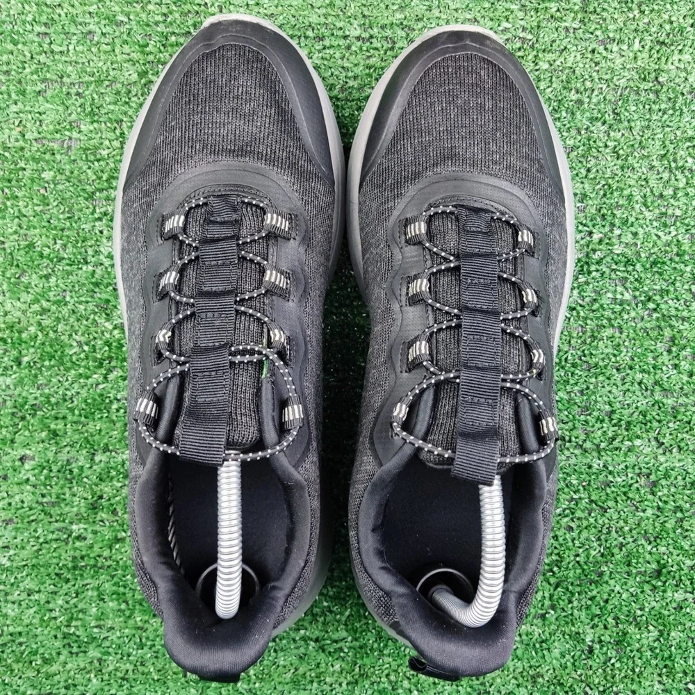 Athletic Works Sneakers Mens 7.5 Black MNAW43CA042L Fabric Upper Walking Shoes